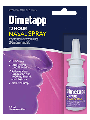 Dimetapp 12 hour Nasal Spray New Zealand